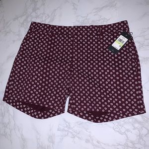 NWT Tommy Hilfiger Burgundy Shorts